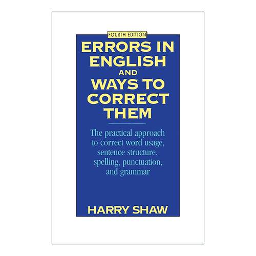英文原版 Errors in English and Ways to Correct Them 英文常见错误 第4版 英文版 进口英语原版书籍
