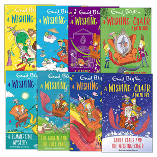 英文原版 A Wishing-Chair Adventure 飞天魔椅历险记系列1-8册 儿童冒险小说桥梁章节书 英文版 进口英语原版书籍