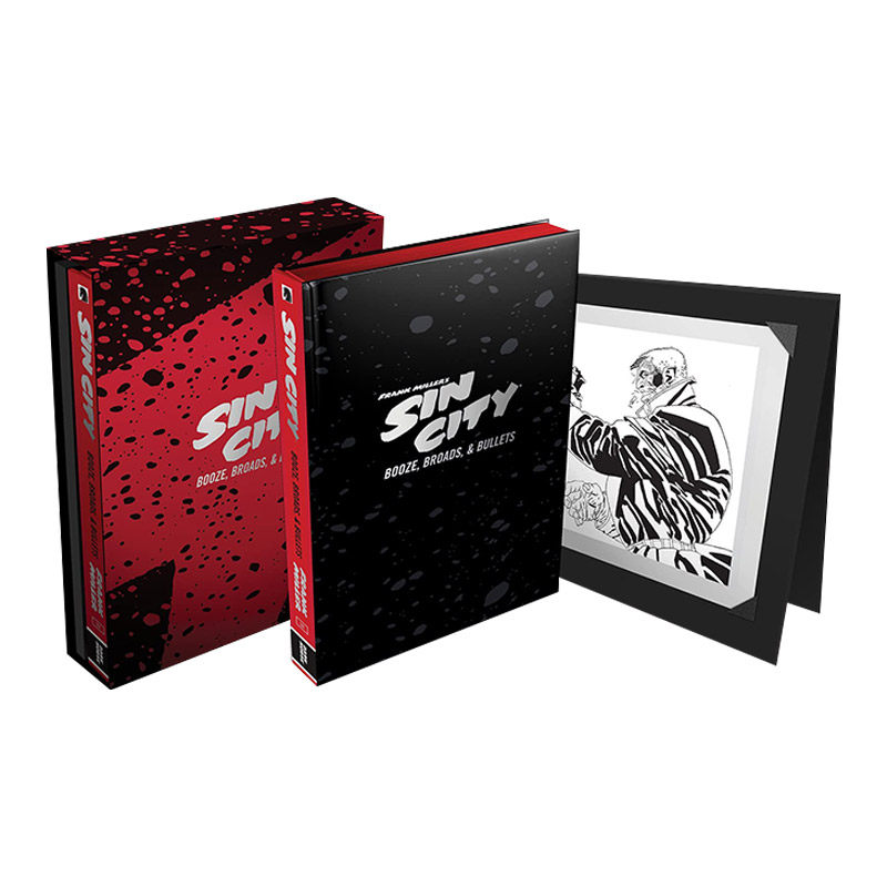 英文原版 Frank Miller's Sin City Volume 6 Booze Broads Bullets 米勒经典漫画 罪恶之城6 精装豪华收藏版 英文版 进口英语书籍