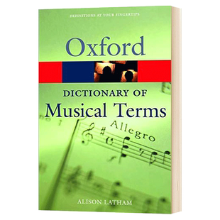 牛津音乐术语词典 Oxford Dictionary of Musical Terms 英文原版字典工具书 进口书籍