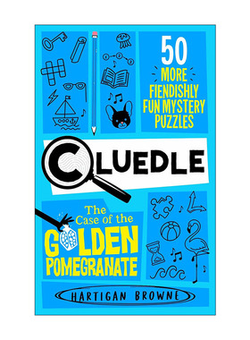 英文原版 Cluedle The Case of the Golden Pomegranate 解谜益智游戏书 金石榴案件 50道推理解密谜题 英文版进口英语原版书籍