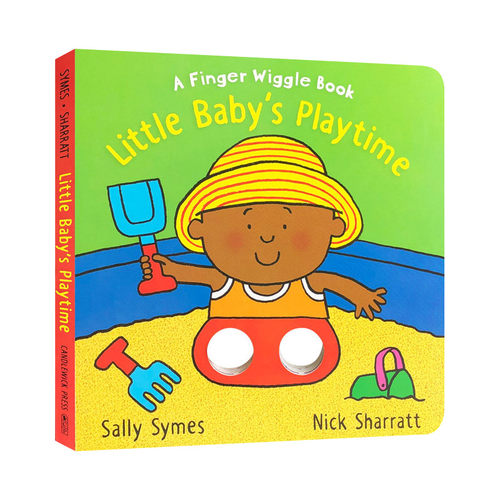 小宝宝的游戏时间 Little Baby's Playtime 英文原版儿童手指摆动书 进口英语纸板洞洞书籍
