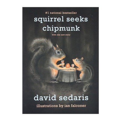 英文原版 Squirrel Seeks Chipmunk 松鼠爱上金花鼠 一个邪恶的动物寓言集 英文版 进口英语原版书籍