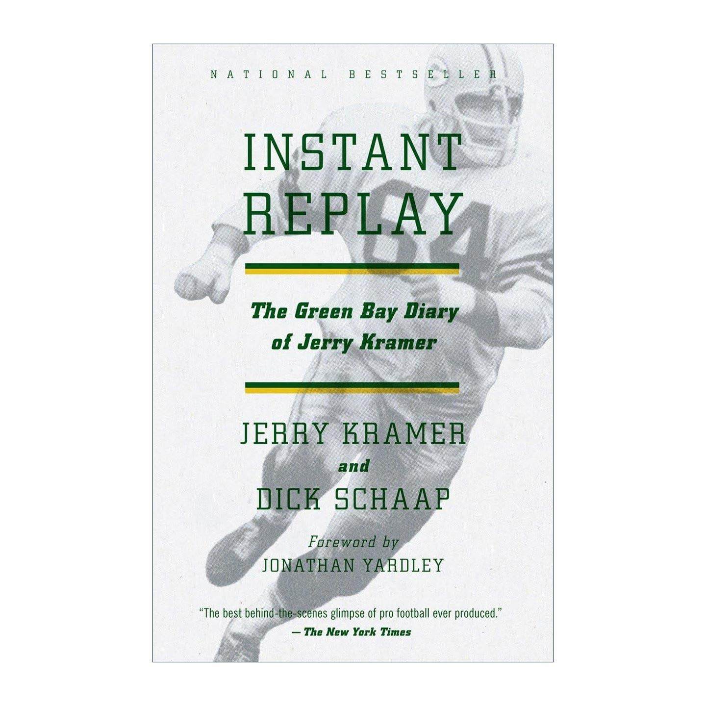 英文原版 Instant Replay 即时重播 杰里·克莱默的绿湾日记 绿湾包装工队名人堂 传记 橄榄球 英文版 进口英语原版书籍