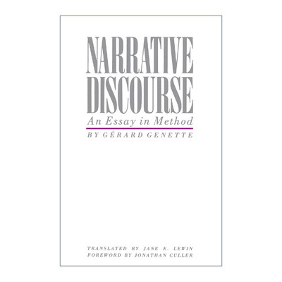 英文原版 The Narrative Discourse 叙事话语 热拉尔·热奈特 英文版 进口英语原版书籍