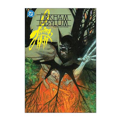 英文原版 Batman Arkham Asylum Living Hell 蝙蝠侠 阿卡姆疯人院 人间地狱 豪华精装收藏版 新版 英文版 进口英语原版书籍