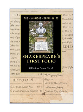 英文原版 The Cambridge Companion to Shakespeare's First Folio 剑桥文学指南 莎士比亚第一对开本 英文版 进口英语原版书籍