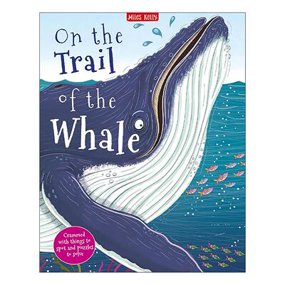 英文原版 On the Trail of the Whale 寻找鲸鱼的踪迹 儿童大开本精装趣味绘本 英文版 进口英语原版书籍
