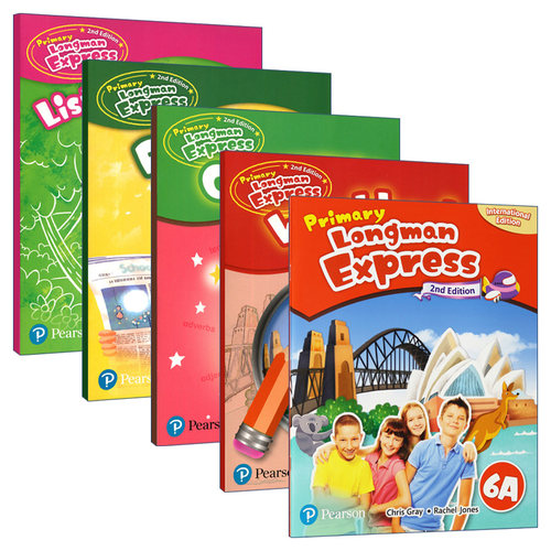 Primary Longman Express 6A 朗文PLE小学英语六年级上册套装5本