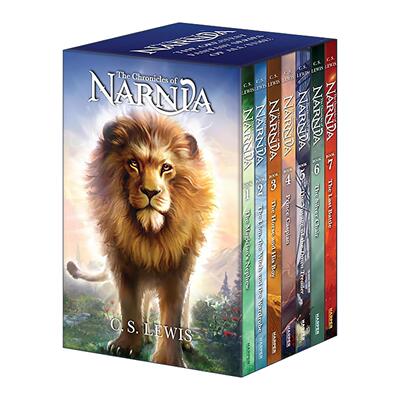 英文原版 The Chronicles of Narnia 纳尼亚传奇7册套装 新封面 英文版 进口英语原版书籍
