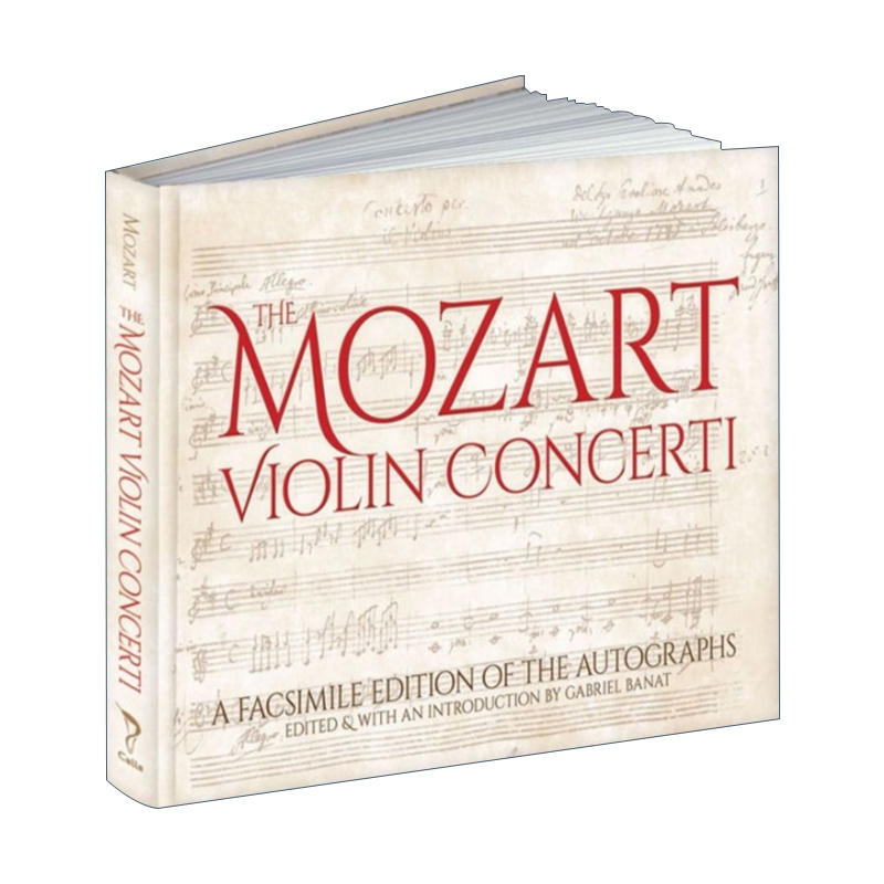 The Mozart Violin Concerti 莫扎特小提琴协奏曲 亲笔签名的复刻版 精装收藏版