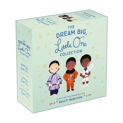 英文原版 The Dream Big Little One Collection 小家伙 大梦想3册盒装 纸板书 凯迪克金奖插画师Vashti Harrison进口英语原版书籍
