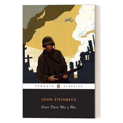 英文原版 Once There Was a War Penguin Classics 曾经那里有一场战争 军事传记 诺贝尔文学奖得主约翰·斯坦贝克John Steinbeck