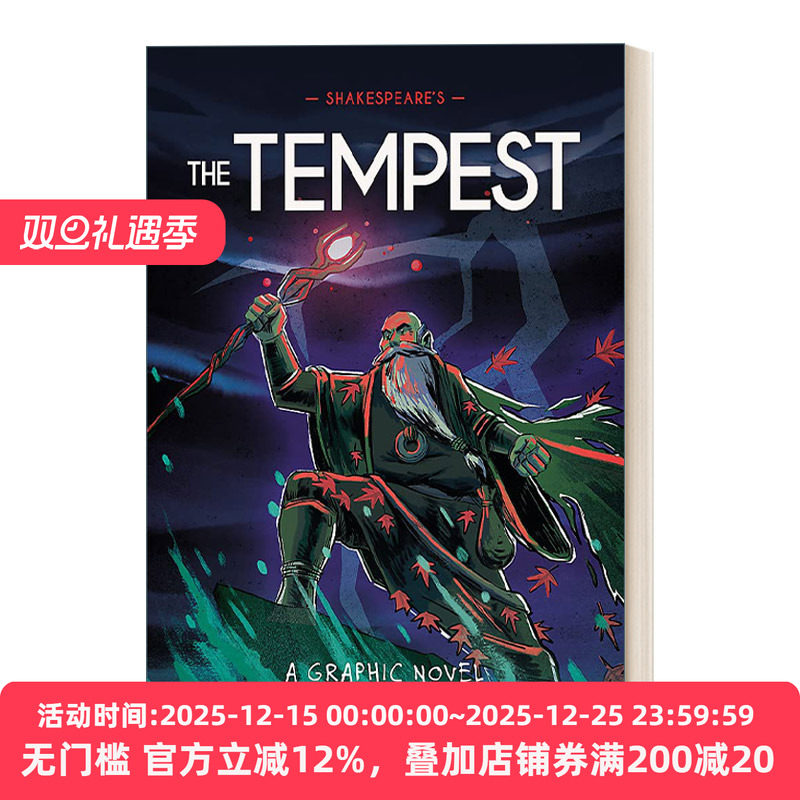 英文原版 Classics in Graphics Shakespeare's The Tempest 莎士比亚漫画版 暴风雨 精装 英文版 进口英语原版书籍