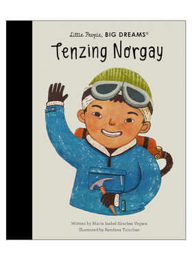 英文原版 Little People Big Dreams Tenzing Norgay 小人物大梦想精装绘本 探险家丹增·诺尔盖 首位登顶珠穆朗玛峰的人类