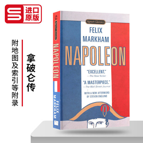 拿破仑传 Napoleon 牛津大学历史学教授著 Felix Markham 英文原版人物传记 进口书籍 - 封面