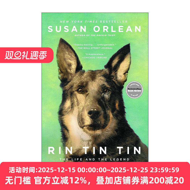 英文原版 Rin Tin Tin 牧羊犬任丁丁 它的一生和传奇 影视原著 愿你被温柔爱过 明星狗狗故事 英文版 进口英语原版书籍