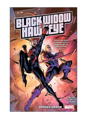 英文原版 Black Widow & Hawkeye Broken Arrow 黑寡妇与鹰眼 断箭 漫威漫画 60周年纪念 英文版 进口英语原版书籍