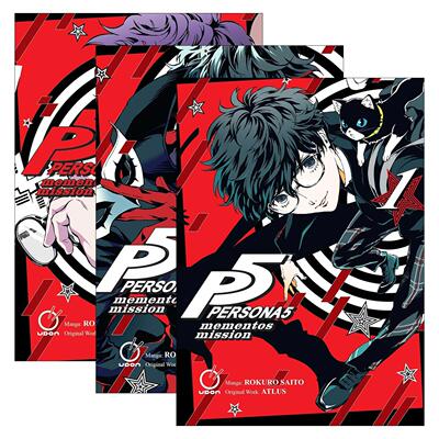 英文原版 Persona 5 Mementos Mission 女神异闻录5 漫画系列3册 英文版 进口英语原版书籍