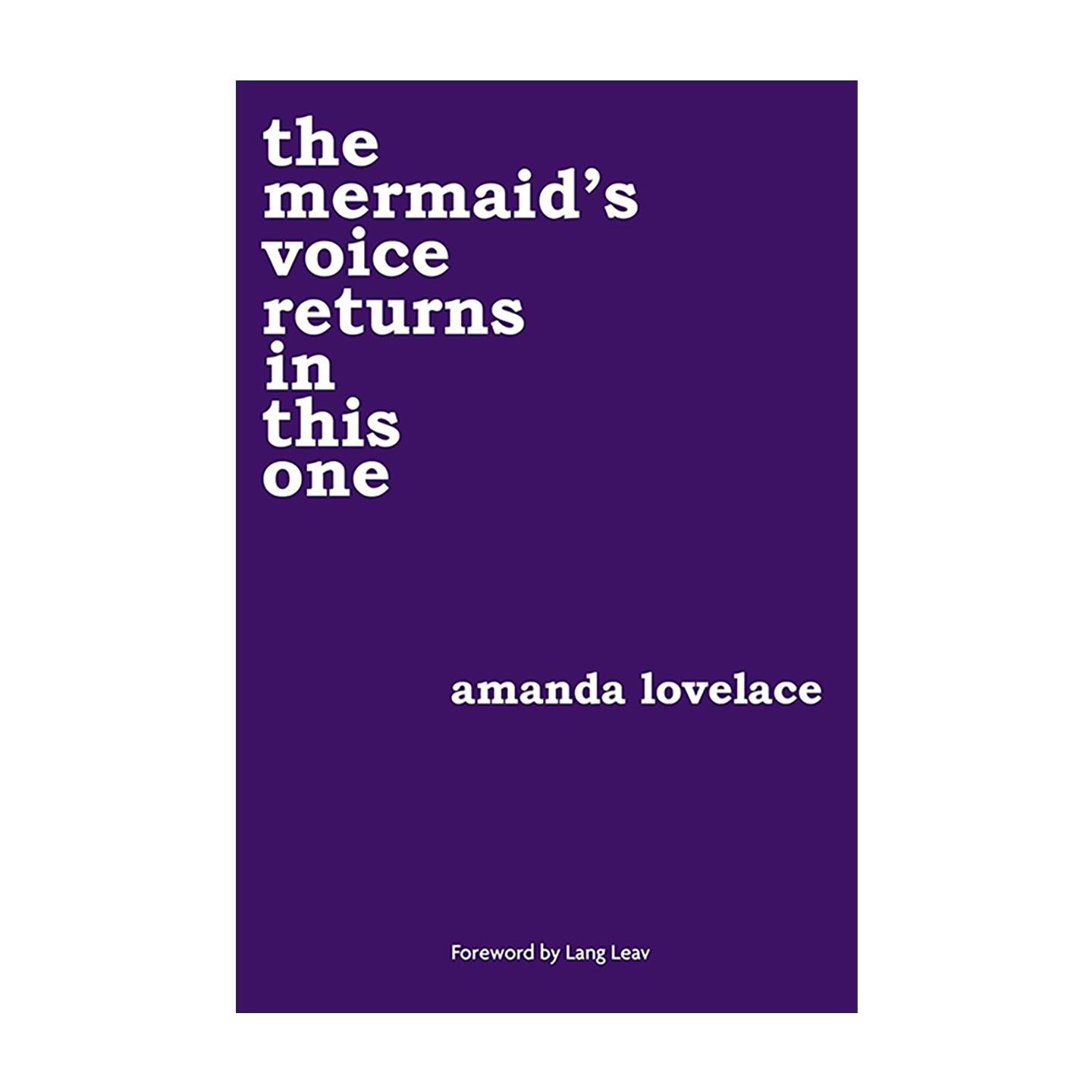 英文原版 the mermaid's voice returns in this one 人鱼于此破浪而生 女性本是不凡魔法系列 Amanda Lovelace诗集 英文版
