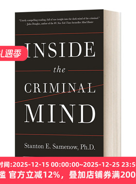 犯罪心理分析 修订扩展版 Inside the Criminal Mind Stanton Samenow斯坦顿·萨梅洛 英文原版心理类读物 进口书籍