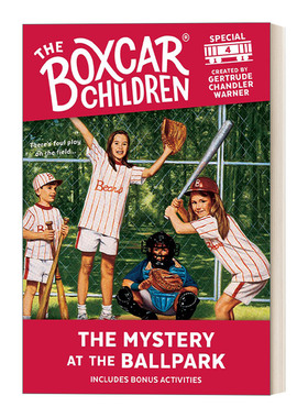英文原版 The Boxcar Children Specials#4 The Mystery at the Ballpark Boxcar 棚车少年特辑#4 棒球场的神秘 英文版 进口英语书