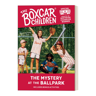 英文原版 The Boxcar Children Specials#4 The Mystery at the Ballpark Boxcar 棚车少年特辑#4 棒球场的神秘 英文版 进口英语书