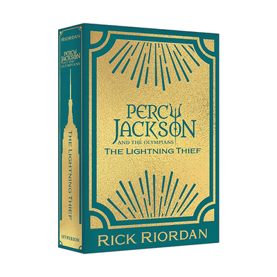 英文原版 Percy Jackson and the Olympians The Lightning Thief Deluxe Collector's Edition 波西杰克逊与奥林匹斯1 进口书籍
