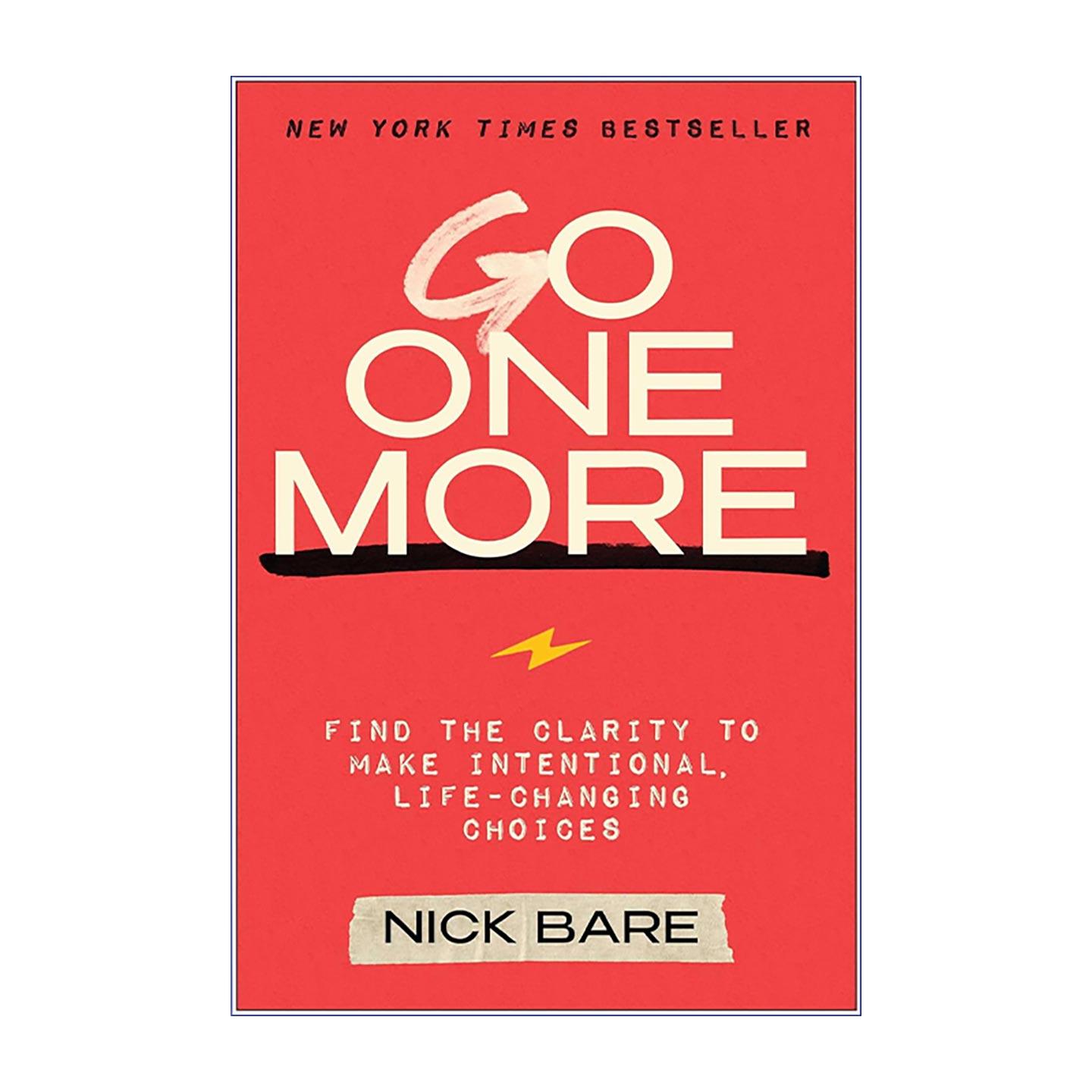 英文原版 Go One More 再多坚持一步 找到清晰方向 做出改变人生的主动选择 精装 英文版 进口英语原版书籍