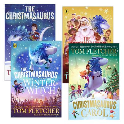 英文原版 The Christmasaurus 圣诞恐龙系列4册 Tom Fletcher 英文版 进口英语原版书籍