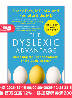 英文原版 The Dyslexic Advantage Revised and Updated 隐形的天才 如何教育有读写困难的孩子 修订更新版 Brock Eide 进口书