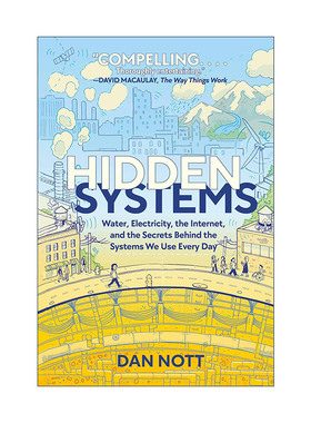 英文原版 Hidden Systems 城市运转的秘密 水 电 互联网背后的故事 儿童科普漫画 丹·诺特 英文版 进口英语原版书籍