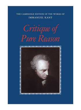 英文原版 Critique of Pure Reason 剑桥版康德著作系列 纯粹理性批判 英文版 进口英语原版书籍