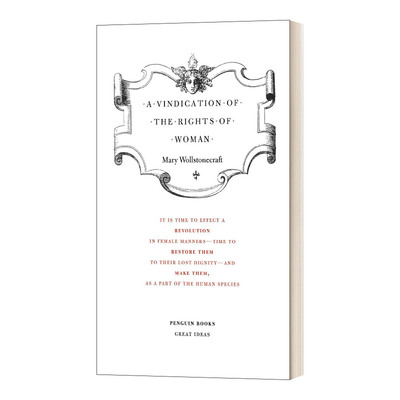 英文原版 A Vindication of the Rights of Woman 女权辩护 玛丽·沃斯通克拉夫特 英文版 进口英语原版书籍