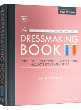 The Dressmaking Book 服装制作裁缝参考指南书 超过80种技术 精装