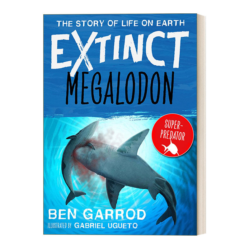 英文原版 Megalodon 灭绝物种 地球上生命的故事系列 巨齿鲨 英文版 进口英语原版书籍