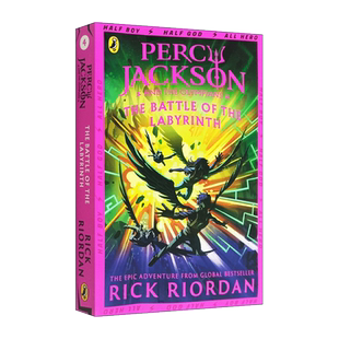 Percy Jackson and the Battle of the Labyrinth Book 4 波西·杰克逊与迷宫之战 波西杰克逊第一季 英文原版科幻小说 进口书籍