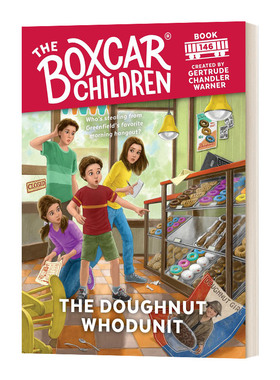 The Doughnut Whodunit 甜甜圈 棚车少年系列146 The Boxcar Children Mysteries 精装 英文原版儿童读物 进口英语书籍