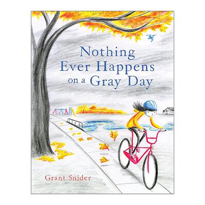 英文原版 Nothing Ever Happens on a Gray Day 灰色的日子里什么都不会发生 诗歌漫画 精装 英文版 进口英语原版书籍