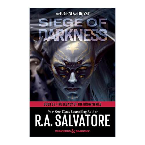 英文原版 Dungeons & Dragons Siege of Darkness The Legacy of the Drow 03 龙与地下城  R.A. Salvatore 进口英语原版书籍