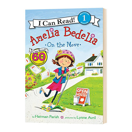 I can read 系列 Amelia Bedelia on the Move 英文版进口原版英语书籍 阿米莉亚系列 英文原版绘本 一阶段图画故事书 糊涂女佣