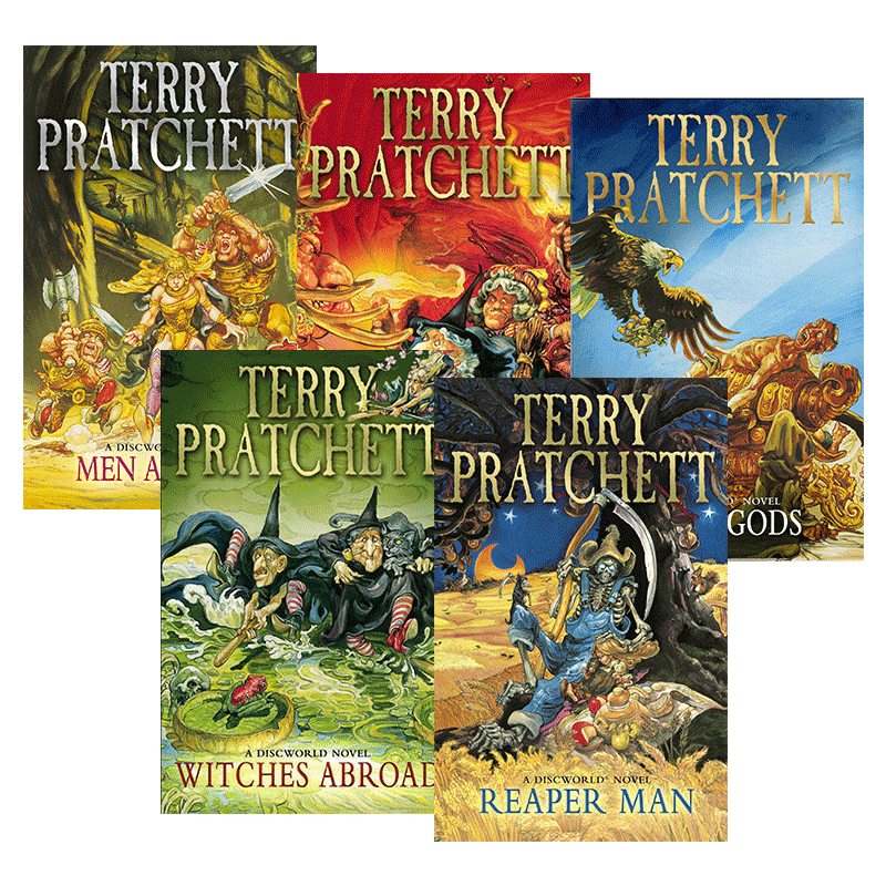 碟形世界系列11-15 Discworld Novel 五册套装 英文原版畅销科幻小说 Terry Pratchett 灵魂收割机 英文版 进口英语书籍