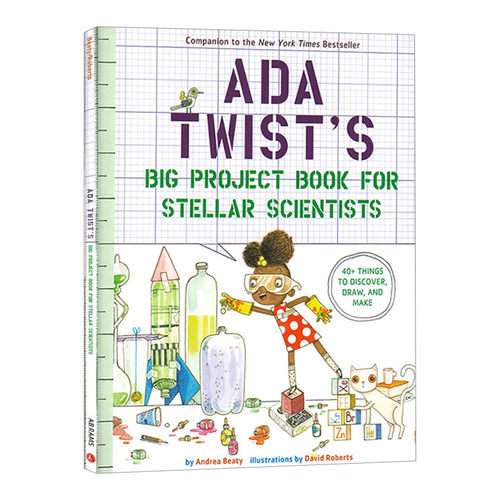 英文原版 Ada Twist'S Big Project Book For Stellar Scientists 阿达想当科学家 The Questioneers系列 英文版 进口英语原版书籍