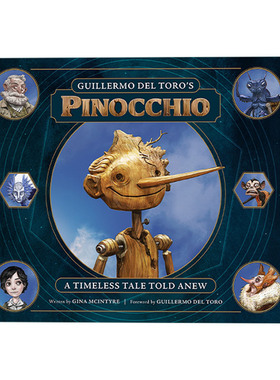 英文原版 Guillermo del Toro's Pinocchio 吉尔莫德尔托罗的匹诺曹设定集 一个永恒的故事 精装 英文版 进口英语原版书籍