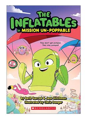 英文原版 The Inflatables In Mission Un-Poppable 充气艇大作战3 图像小说 英文版 进口英语原版书籍