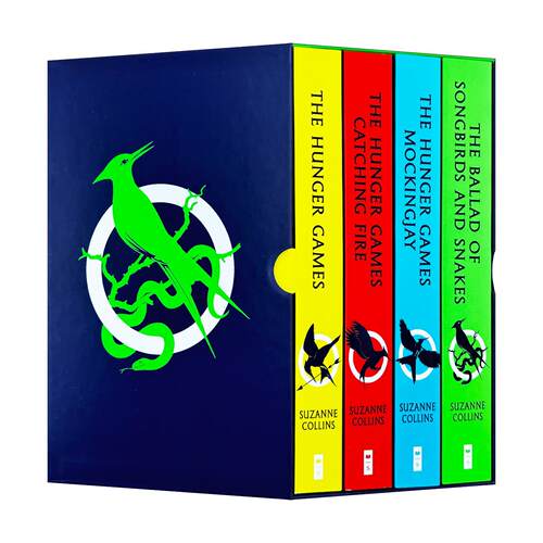 英文原版 The Hunger Games 4 Book Box Set 饥饿游戏4本盒装 英文版 进口英语原版书籍