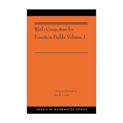 英文原版 Weil's Conjecture for Function Fields: Volume I (AMS-199)韦尔的函数场猜想 卷一 哈佛大学数学教授Dennis Gaitsgory