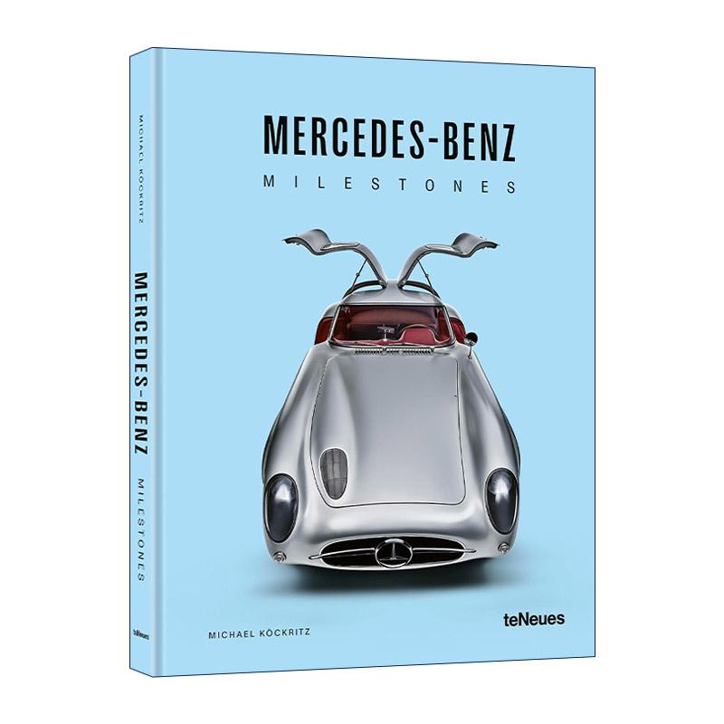英文原版 Mercedes-Benz Milestones 疾速里程碑 梅赛德斯-奔驰 汽车精装画册 英文版 进口英语原版书籍