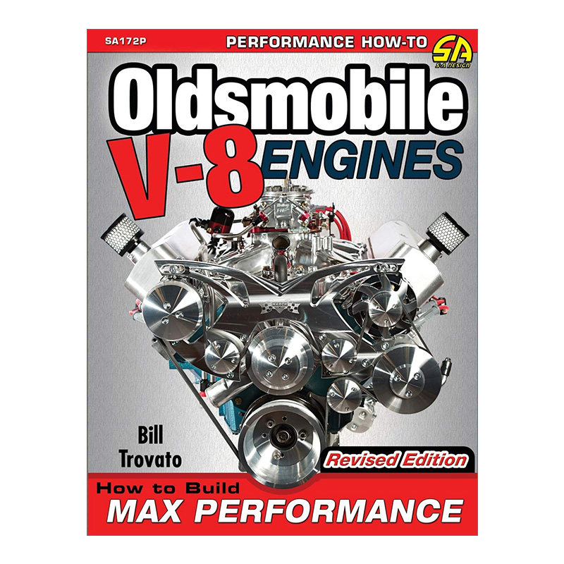 英文原版 Oldsmobile V-8 Engines Revised Edition 奥兹莫比尔V-8发动机-修订版 如何建造最大的性能 英文版 进口英语原版书籍