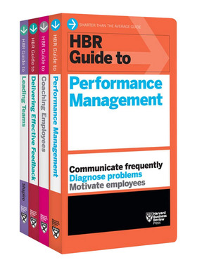 哈佛商业评论绩效管理指南4册套装 HBR Guides to Performance Management Collection 4 Books 英文原版企业管理读物